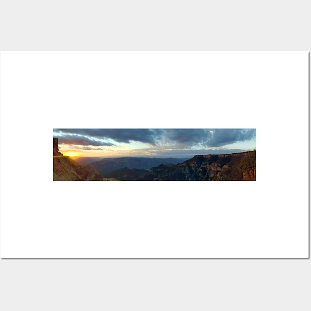 Panoramic Sunrise over the Copper Canyon Wall Art by JuliaGeens